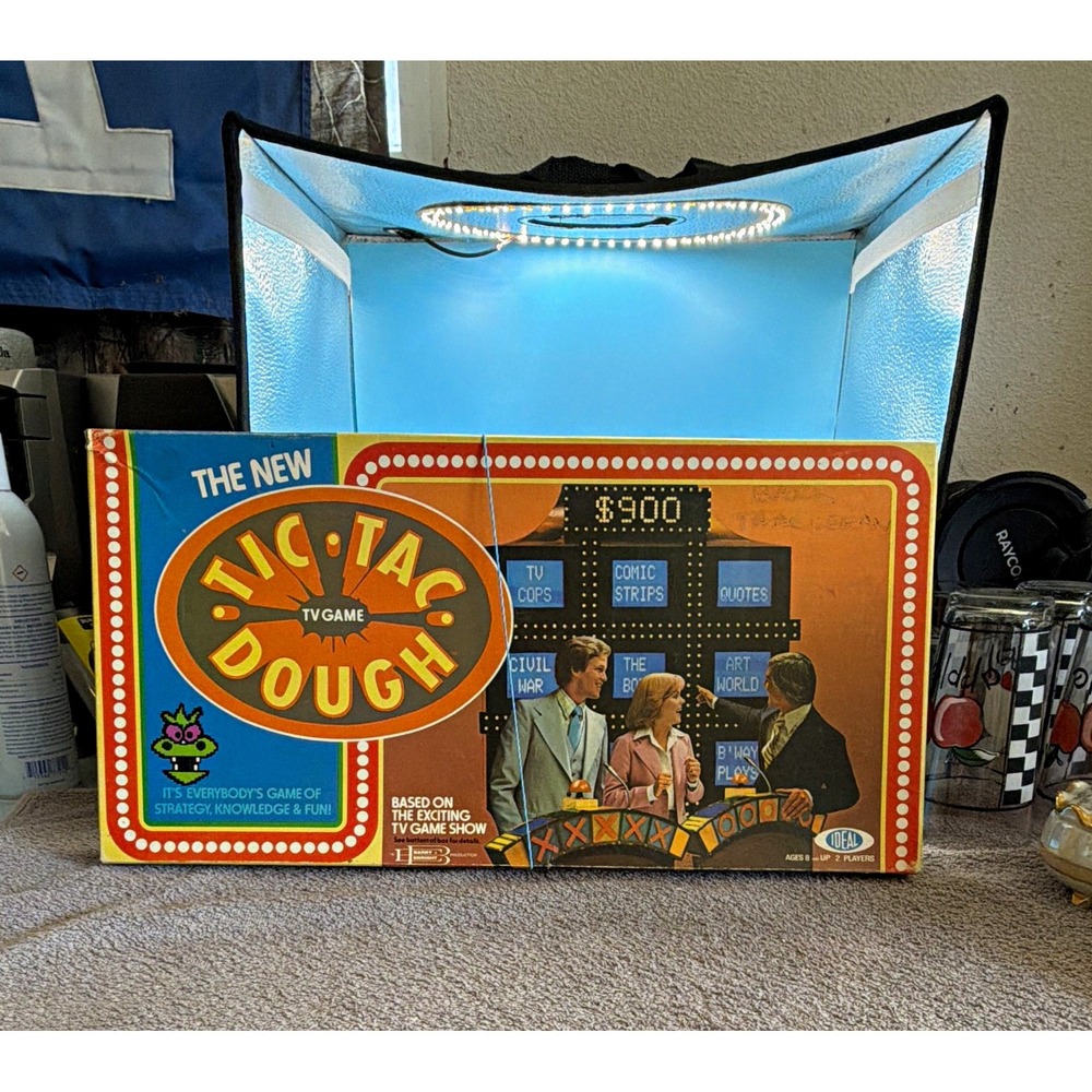 Vintage. The New Tic Tac Dough TV Game Show Game 1977 Vintage 2 Players Age 8+